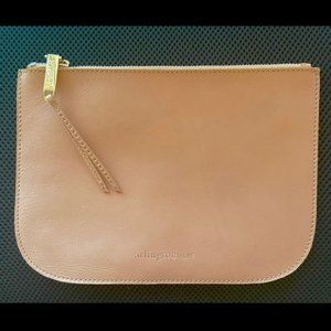 Arlington Milne - Dusty Rose Leather Clutch